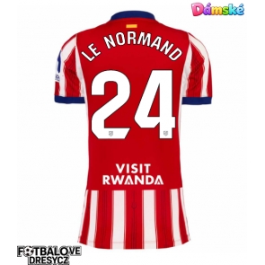 Atletico Madrid Robin Le Normand #24 Dámské Domácí Dres 2026-27 Krátký Rukáv